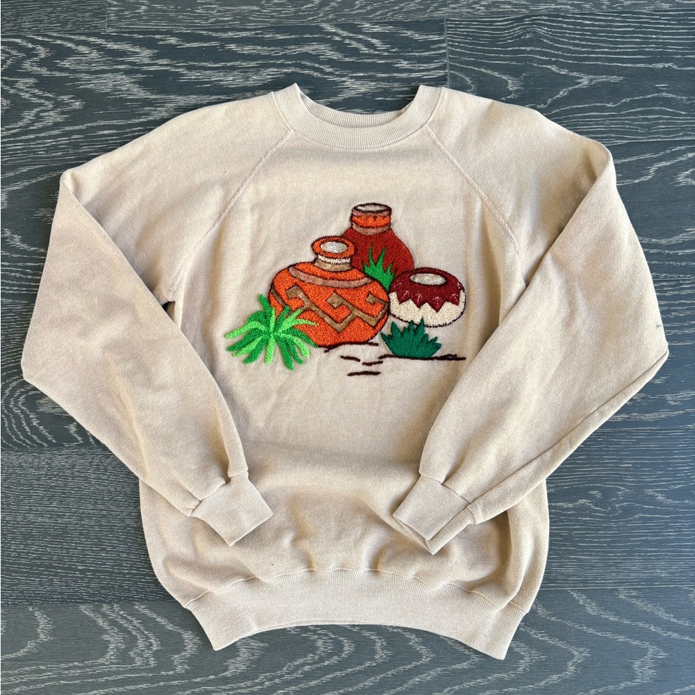 VTG HANES Embroidered Sweatshirt
